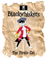Blackwhiskers the Pirate Cat cartoon, based on an idea by Elizabeth Kennedy